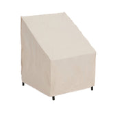 Mr. BAR-B-Q 07834BBGD Patio Chair Cover, 33 in L, 33 in W, 28 in H, Polyester, Taupe